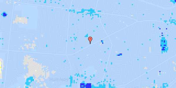 Ekstrem regn på Vesterbrogade 130B, 1. tv