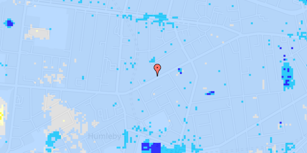 Ekstrem regn på Vesterbrogade 132, st. th