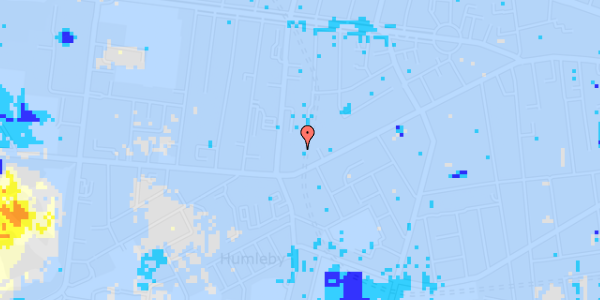 Ekstrem regn på Vesterbrogade 144E, 1. tv