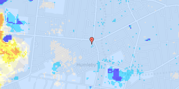 Ekstrem regn på Vesterbrogade 145B, 1. th