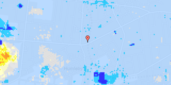 Ekstrem regn på Vesterbrogade 148C, 2. tv