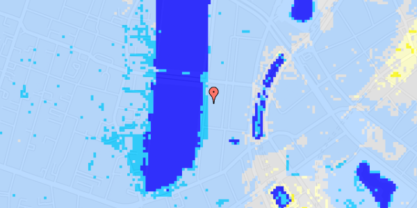 Ekstrem regn på Vester Søgade 20, st. th