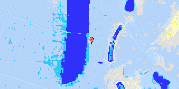 Ekstrem regn på Vester Søgade 22, 2. th