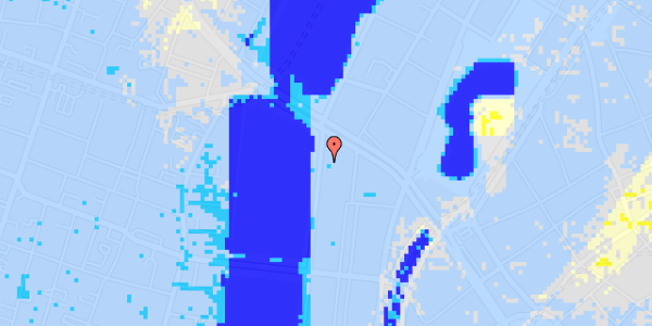 Ekstrem regn på Vester Søgade 72, 2. th