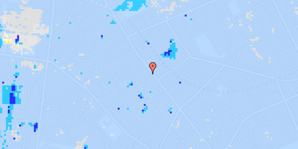 Ekstrem regn på Ølandsgade 2, 3. th