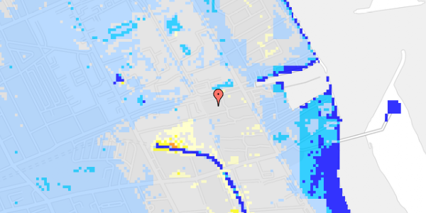 Ekstrem regn på Øresund Parkvej 4, 1. th