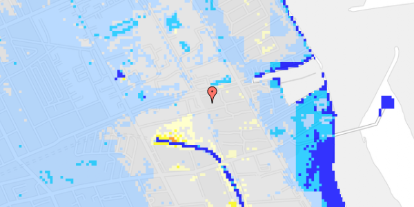 Ekstrem regn på Øresund Parkvej 6, 4. th