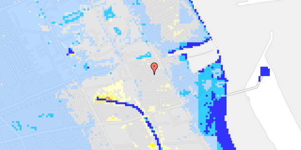 Ekstrem regn på Øresund Parkvej 7, st. th