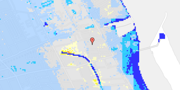 Ekstrem regn på Øresund Parkvej 18, 2. th