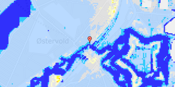 Ekstrem regn på Østbanegade 3, 2. th