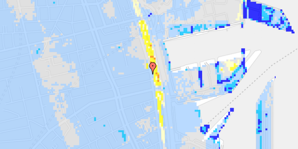 Ekstrem regn på Østbanegade 115, 1. 