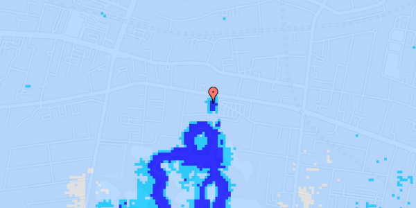 Ekstrem regn på Andebakkesti 4, 1. th