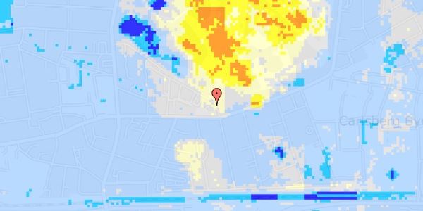 Ekstrem regn på Bag Søndermarken 1B, st. th