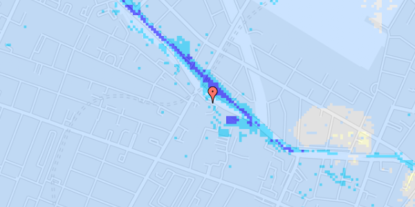 Ekstrem regn på Falkoner Alle 126, 2. th