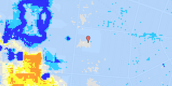 Ekstrem regn på Pile Alle 5G, st. th