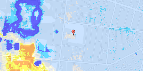 Ekstrem regn på Pile Alle 5G, st. tv