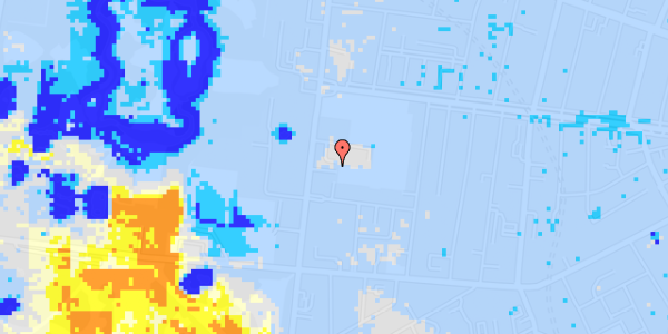 Ekstrem regn på Pile Alle 7G, 1. th