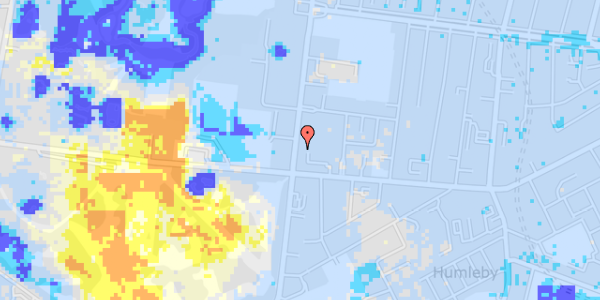 Ekstrem regn på Pile Alle 19B, 1. th