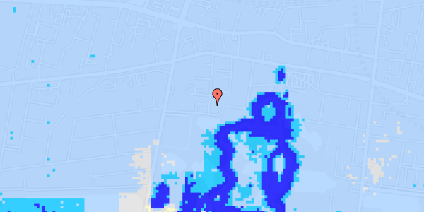 Ekstrem regn på Porcelænshaven 5G, st. th