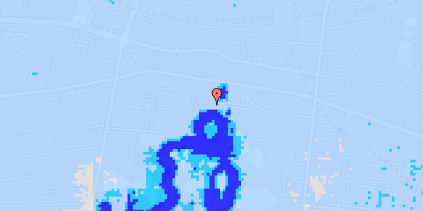 Ekstrem regn på Poul Møllers Vej 8