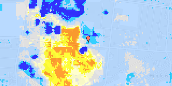 Ekstrem regn på Roskildevej 26B, 1. 