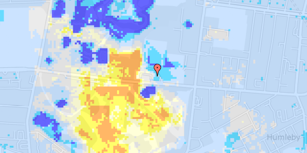 Ekstrem regn på Roskildevej 26C, 1. th