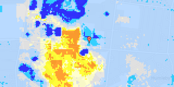 Ekstrem regn på Roskildevej 26C, 2. 