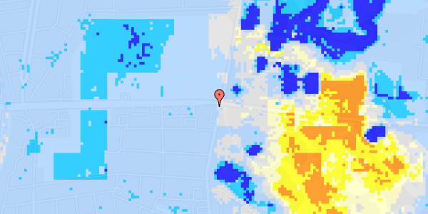 Ekstrem regn på Roskildevej 29, st. th