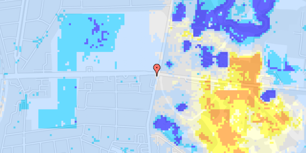 Ekstrem regn på Roskildevej 29, 3. th