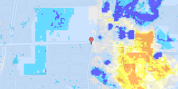 Ekstrem regn på Roskildevej 31, 2. th