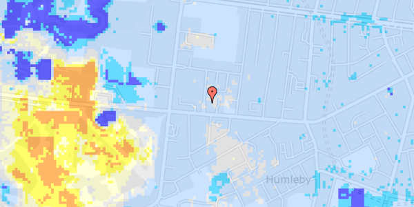 Ekstrem regn på Schlegels Alle 4, 5. th