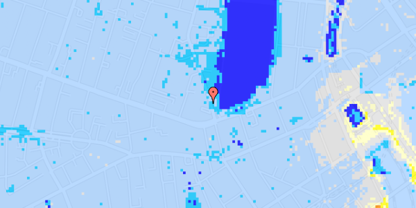 Ekstrem regn på Vodroffsvej 5, 1. th