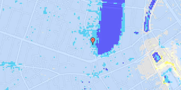 Ekstrem regn på Vodroffsvej 11, st. th