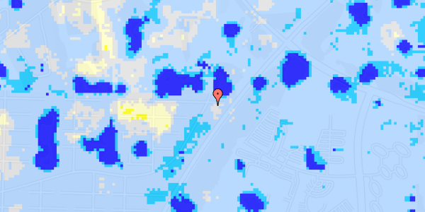 Ekstrem regn på Digterparken 132