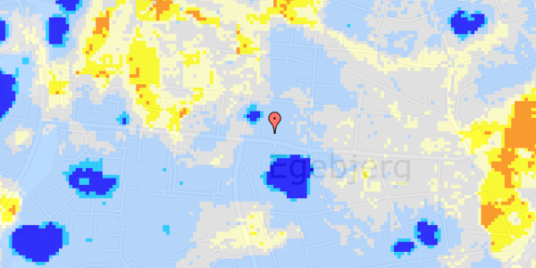 Ekstrem regn på Egebjergvej 59A