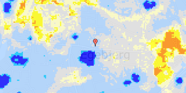 Ekstrem regn på Egebjergvej 67