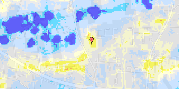 Ekstrem regn på Hundens Kvarter 25