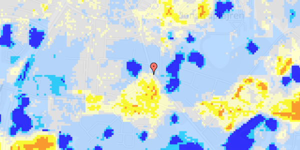 Ekstrem regn på Jonstrupvej 213