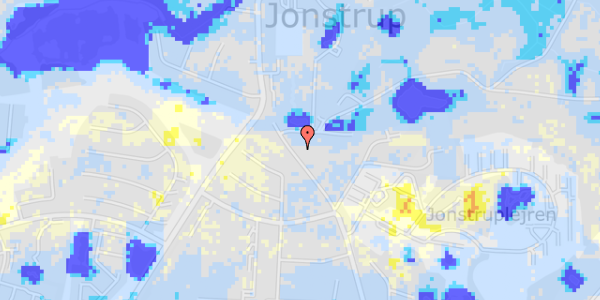 Ekstrem regn på Jonstrupvej 254