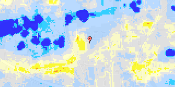 Ekstrem regn på Kalvens Kvarter 43