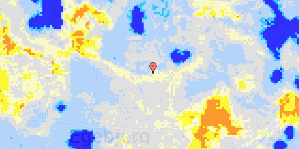 Ekstrem regn på Kastebjergvej 49B