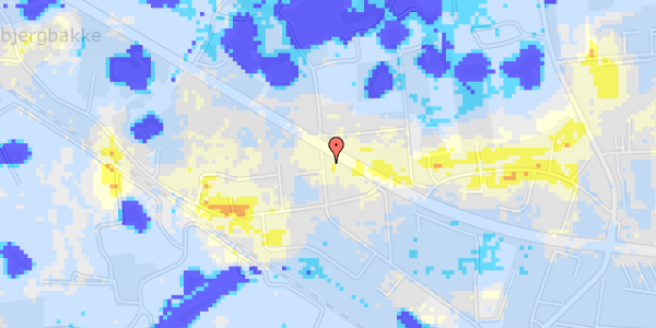 Ekstrem regn på Lindbjergvej 16