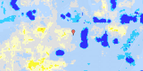 Ekstrem regn på Ludvig Holsteins Alle 38