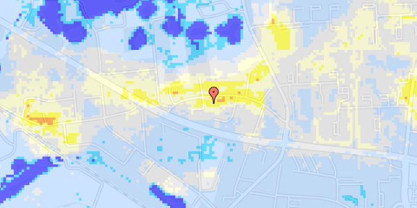 Ekstrem regn på Nyvangen 71C