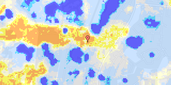 Ekstrem regn på Solbrinken 14