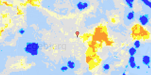 Ekstrem regn på Syvendehusvej 64A