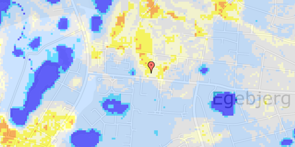 Ekstrem regn på Tranemosevej 16B