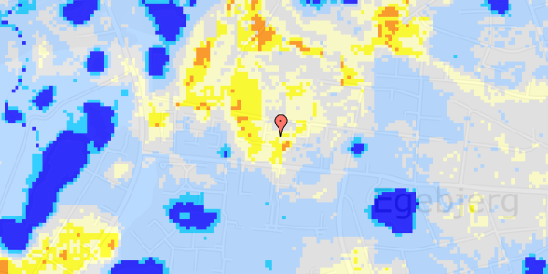 Ekstrem regn på Tranemosevej 24B