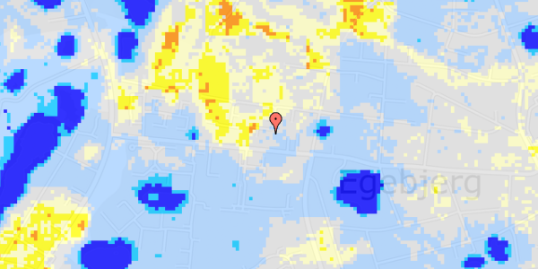 Ekstrem regn på Tranemosevej 46A