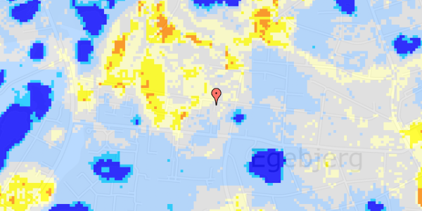 Ekstrem regn på Tranemosevej 52A